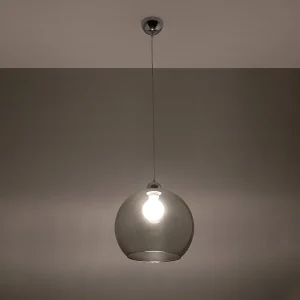 Hanglampen Esfera minimalistisch van – 1 lichtbronnen 3000K – L.30 x H.120 cm – grafiet Hanglampen Esfera minimalistisch van – 1 lichtbronnen 3000K – L.30 x H.120 cm – grafiet