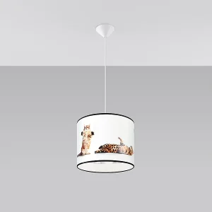 Hanglampen Chat modern van – 1 lichtbronnen 3000K – L.30 x H.95 cm – veelkleurig Hanglampen Chat modern van – 1 lichtbronnen 3000K – L.30 x H.95 cm – veelkleurig