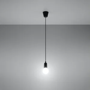 Hanglampen Astis modern van – 1 lichtbronnen 3000K – L.9 x H.90 cm – zwart Hanglampen Astis modern van – 1 lichtbronnen 3000K – L.9 x H.90 cm – zwart