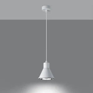 Hanglampen Zylata modern van – 1 lichtbronnen 3000K – L.14 x H.120 cm – wit Hanglampen Zylata modern van – 1 lichtbronnen 3000K – L.14 x H.120 cm – wit