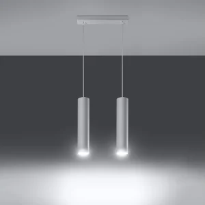 Hanglampen Toris modern van – 2 lichtbronnen 3000K – L.30 x H.90 cm – wit Hanglampen Toris modern van – 2 lichtbronnen 3000K – L.30 x H.90 cm – wit