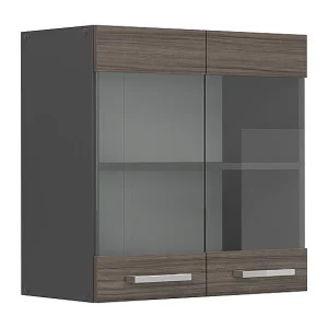Glazen keukenkast edel grijs 60x31x60 r-line Glazen keukenkast edel grijs 60x31x60 r-line