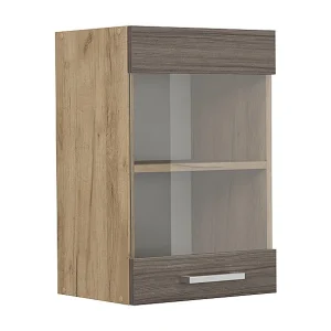Glazen keukenkast edel grijs 40x31x60 r-line Glazen keukenkast edel grijs 40x31x60 r-line