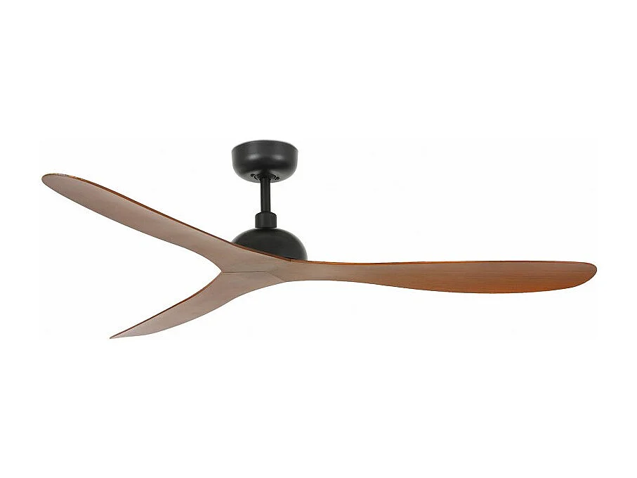 GOTLAND L Ventilateur à moteur DC noir/bois