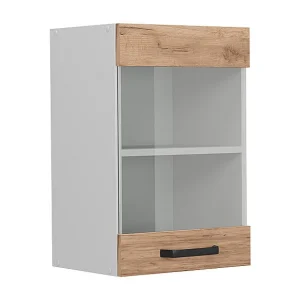 Glazen keukenkast krachtige eik goud 40x31x60 r-line Glazen keukenkast krachtige eik goud 40x31x60 r-line