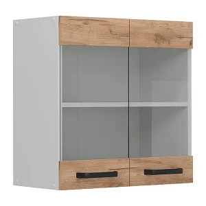 Glazen keukenkast krachtige eik goud 60x31x60 r-line Glazen keukenkast krachtige eik goud 60x31x60 r-line