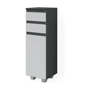 Halfhoge kast wit 30x30x95 j-shape Halfhoge kast wit 30x30x95 j-shape