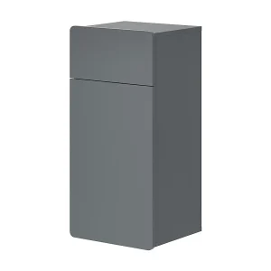 Halfhoge kast grijs 36.6×32.8×76.6 izan
