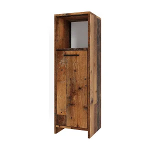 Halfhoge kast eiken rustiek 30x30x95 kiko Halfhoge kast eiken rustiek 30x30x95 kiko