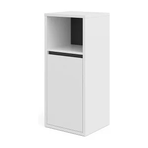 Halfhoge kast wit 38x33x80 viola Halfhoge kast wit 38x33x80 viola