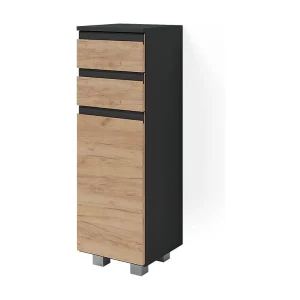 Halfhoge kast krachtige eik goud 30x30x95 j-shape Halfhoge kast krachtige eik goud 30x30x95 j-shape