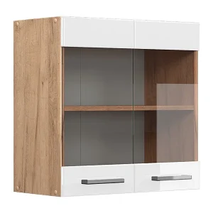 Glazen keukenkast wit hoogglans 60x31x60 r-line Glazen keukenkast wit hoogglans 60x31x60 r-line