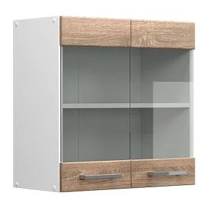 Glazen keukenkast sonoma 60x31x60 r-line