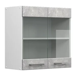 Glazen keukenkast beton 60x31x60 r-line Glazen keukenkast beton 60x31x60 r-line