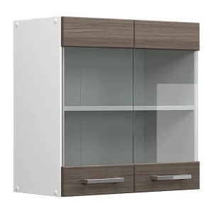 Glazen keukenkast edel grijs 60x31x60 r-line Glazen keukenkast edel grijs 60x31x60 r-line
