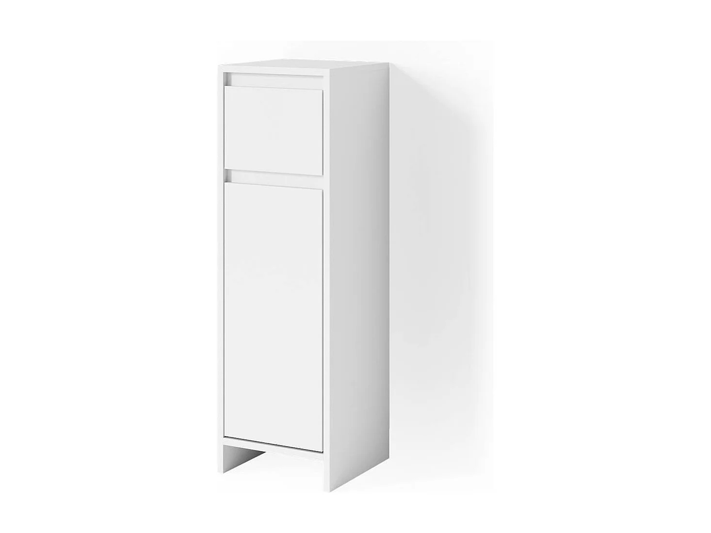 Halfhoge kast wit 30x30x95 emma