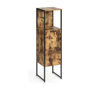 Halfhoge kast antiek hout 33x33x120.4 fyrk Halfhoge kast antiek hout 33x33x120.4 fyrk