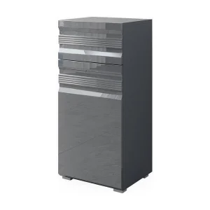 Halfhoge kast antraciet hoogglans 36.4x31x79 fredd Halfhoge kast antraciet hoogglans 36.4x31x79 fredd