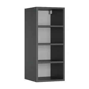 Hangende kast antraciet 30×32.5×72 fame-line