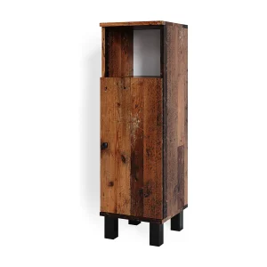Halfhoge kast eiken rustiek 30x30x95 fynn Halfhoge kast eiken rustiek 30x30x95 fynn