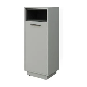 Halfhoge kast grijs 38x30x93 beatrice