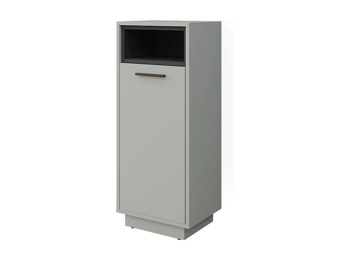 Halfhoge kast grijs 38x30x93 beatrice