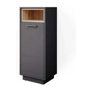 Halfhoge kast antraciet 38x30x93 beatrice Halfhoge kast antraciet 38x30x93 beatrice