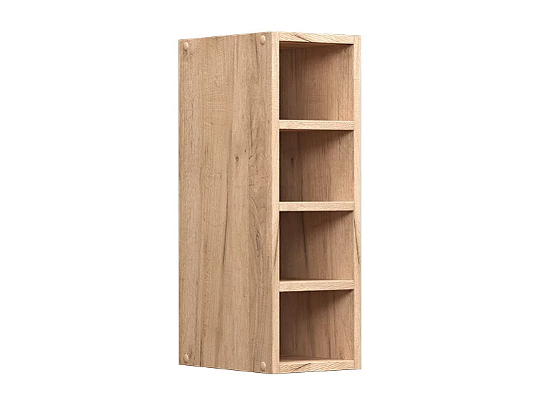 Hangende kast krachtige eik goud 20x29x60 r-line