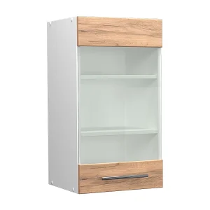 Glazen keukenkast krachtige eik goud 40×34.1×72 fame-line Glazen keukenkast krachtige eik goud 40×34.1×72 fame-line