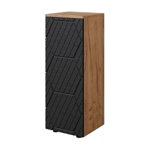 Halfhoge kast antraciet met honingraatstructuur 30x30x81 irma Halfhoge kast antraciet met honingraatstructuur 30x30x81 irma
