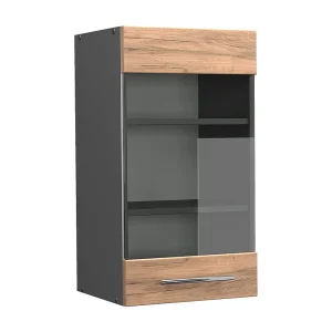 Glazen keukenkast krachtige eik goud 40×34.1×72 fame-line Glazen keukenkast krachtige eik goud 40×34.1×72 fame-line