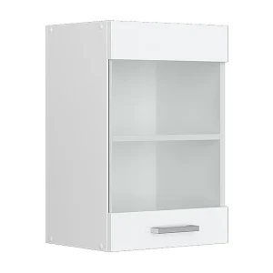 Glazen keukenkast wit hoogglans 40x31x60 r-line