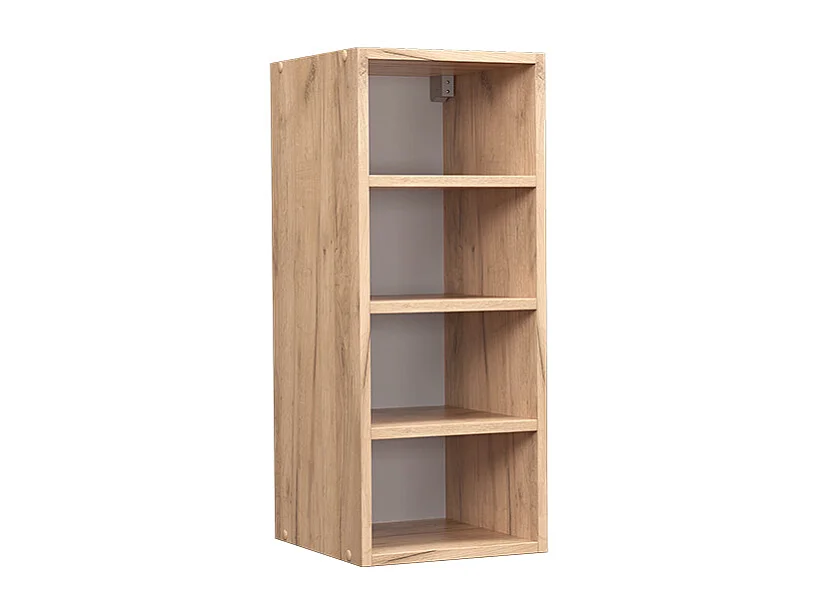 Hangende kast krachtige eik goud 30x32.5x72 fame-line