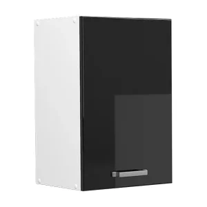 Hangkast zwart hoogglans 40x31x60 r-line