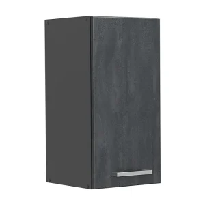 Hangkast zwart beton 30x31x60 r-line Hangkast zwart beton 30x31x60 r-line