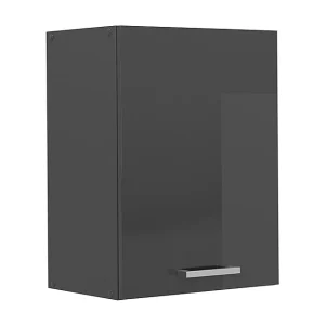 Hangkast antraciet hoogglans 45x31x60 r-line Hangkast antraciet hoogglans 45x31x60 r-line