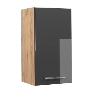 Hangkast antraciet hoogglans 40×34.1×72 fame-line Hangkast antraciet hoogglans 40×34.1×72 fame-line