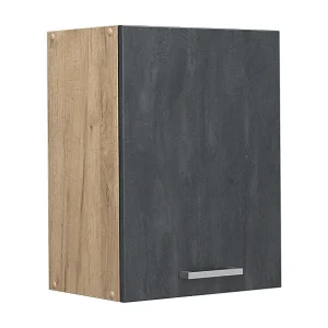Hangkast zwart beton 45x31x60 r-line Hangkast zwart beton 45x31x60 r-line
