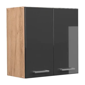 Hangkast antraciet hoogglans 60x31x60 r-line Hangkast antraciet hoogglans 60x31x60 r-line