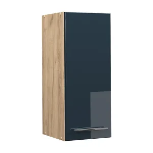 Hangkast donkerblauw hoogglans 30×34.1×72 fame-line