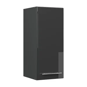 Hangkast antraciet hoogglans 30×34.1×72 fame-line Hangkast antraciet hoogglans 30×34.1×72 fame-line