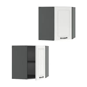Hoek hangkast wit landhuis 57×34.1×60 r-line Hoek hangkast wit landhuis 57×34.1×60 r-line