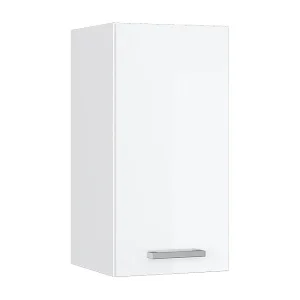 Hangkast wit hoogglans 30x31x60 r-line Hangkast wit hoogglans 30x31x60 r-line