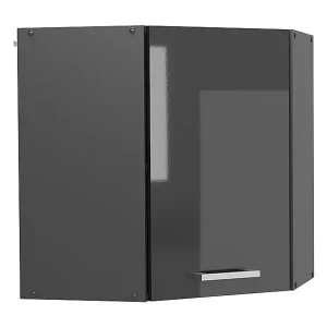 Hoek hangkast antraciet hoogglans 57×34.1×60 r-line Hoek hangkast antraciet hoogglans 57×34.1×60 r-line