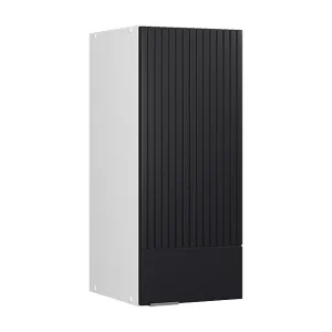 Hangkast zwart gestreept 30×34.1×72 fame-line Hangkast zwart gestreept 30×34.1×72 fame-line