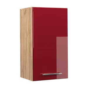 Hangkast bordeauxrode hoogglans 40×34.1×72 fame-line Hangkast bordeauxrode hoogglans 40×34.1×72 fame-line