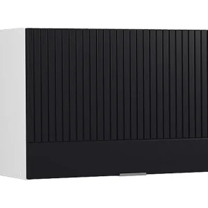 Hangkast zwart gestreept 60×34.1×40 fame-line