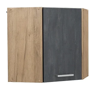 Hoek hangkast zwart beton 57×34.1×60 r-line Hoek hangkast zwart beton 57×34.1×60 r-line
