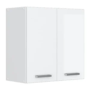 Hangkast wit hoogglans 60x31x60 r-line Hangkast wit hoogglans 60x31x60 r-line