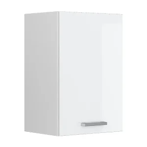 Hangkast wit hoogglans 40x31x60 r-line Hangkast wit hoogglans 40x31x60 r-line
